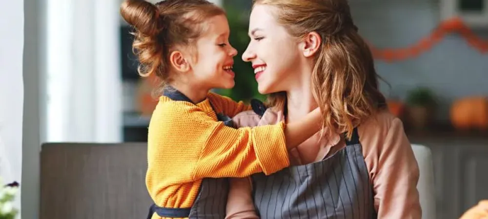 mother and daughter